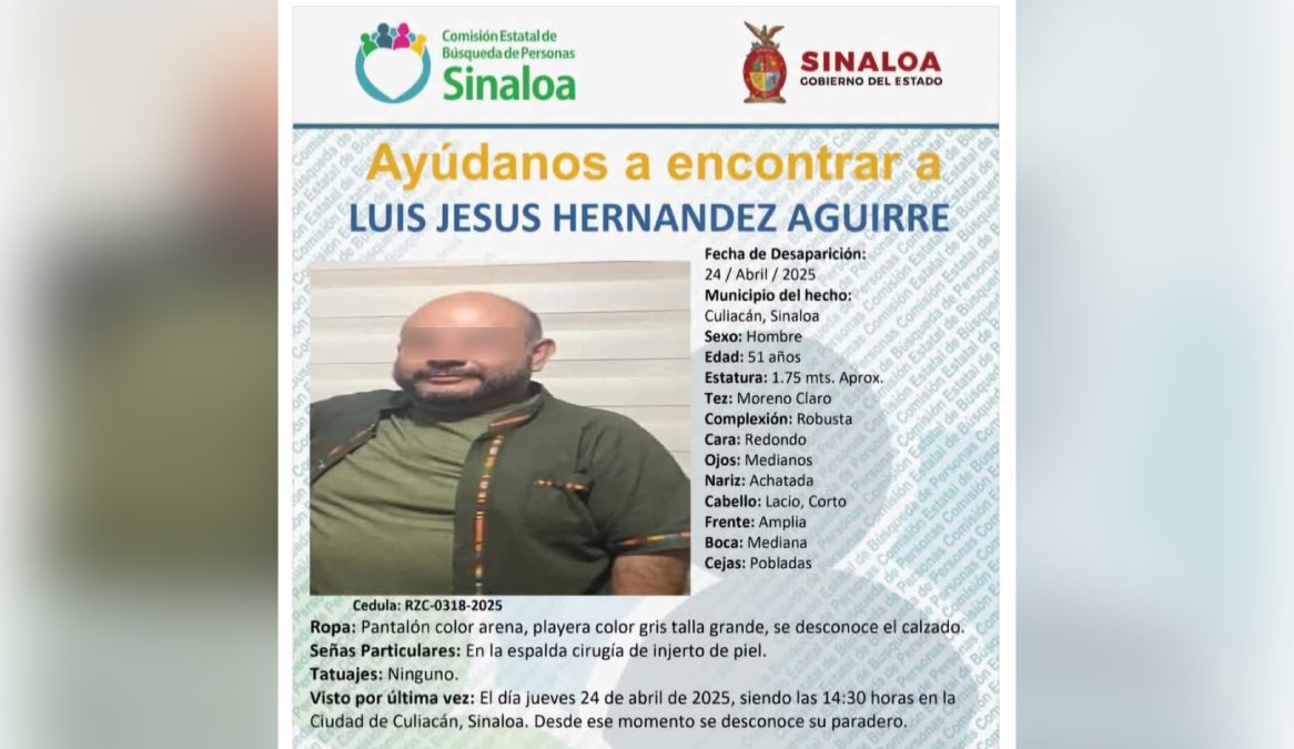 Era el médico Luis Jesús el hallado asesinado en Mocorito; llevaba medicamentos a Jesús María, pero nunca llegó