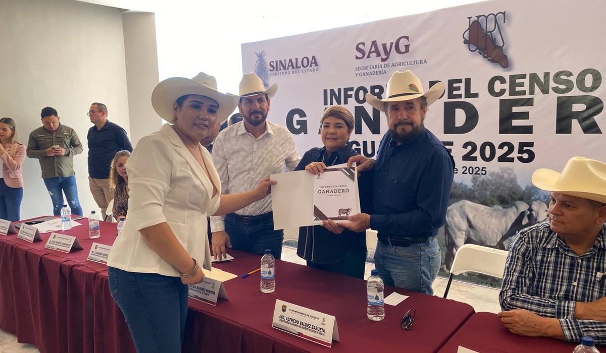 Guasave es el primer municipio de Sinaloa en presentar su Censo Ganadero 2025