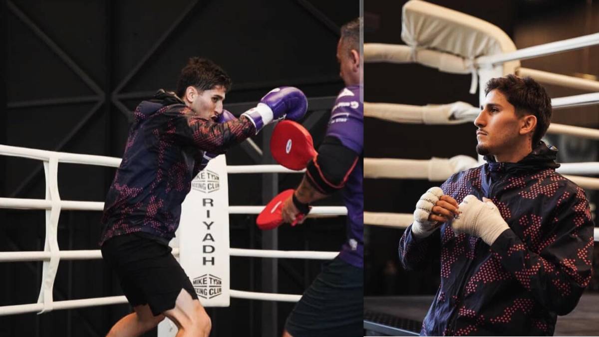 El pugilista Marco Verde ya se prepara en Arabia Saudita para su debut profesional