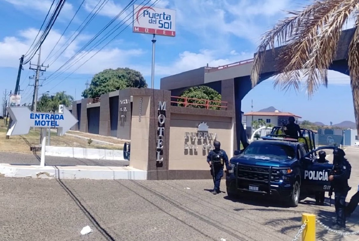 Sitian motel de la zona norte en Culiacán tras reporte de persona secuestrada al interior