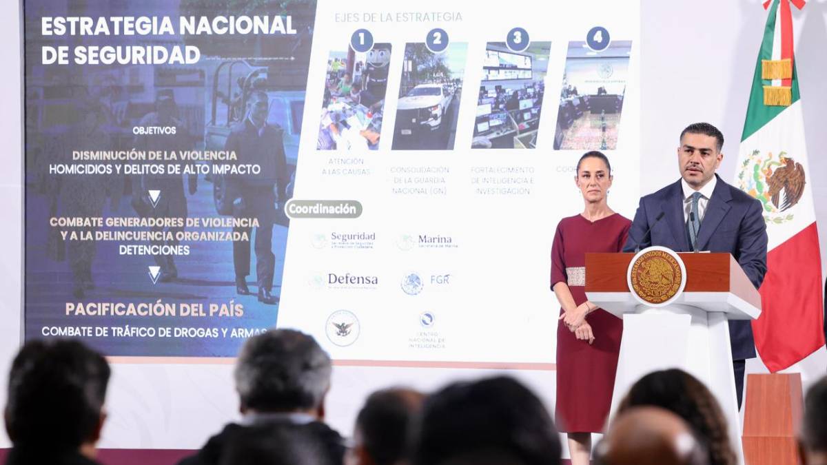 Harfuch resume los resultados en Sinaloa en los primeros 6 meses del sexenio de Sheinbaum