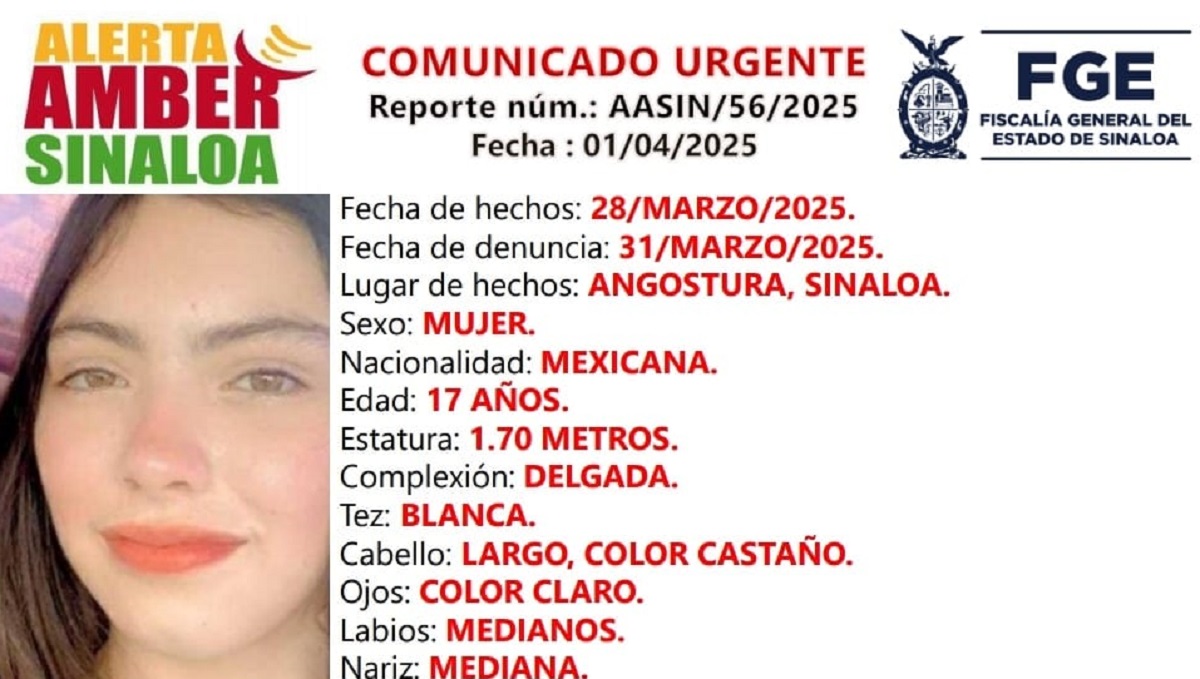 Buscan a Paola Yulian, desaparecida desde el pasado 28 de marzo en Angostura