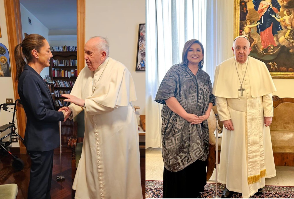 Claudia Sheinbaum recuerda su encuentro con el Papa Francisco y aprovecha para hacer ‘shade’ a Xóchitl Gálvez