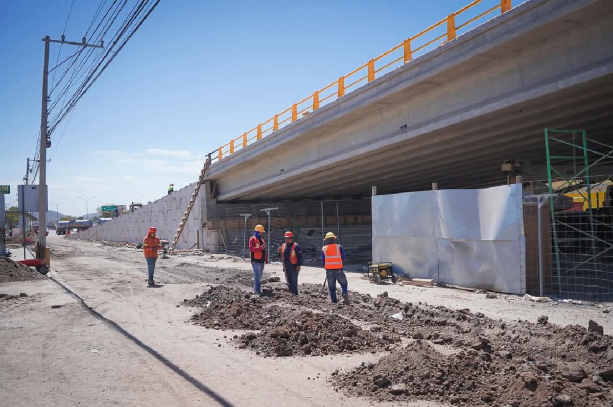 ¿Quedará listo? Este sábado 12 de abril inaugurará Rocha Moya el nuevo puente Colosio-Munich en Mazatlán