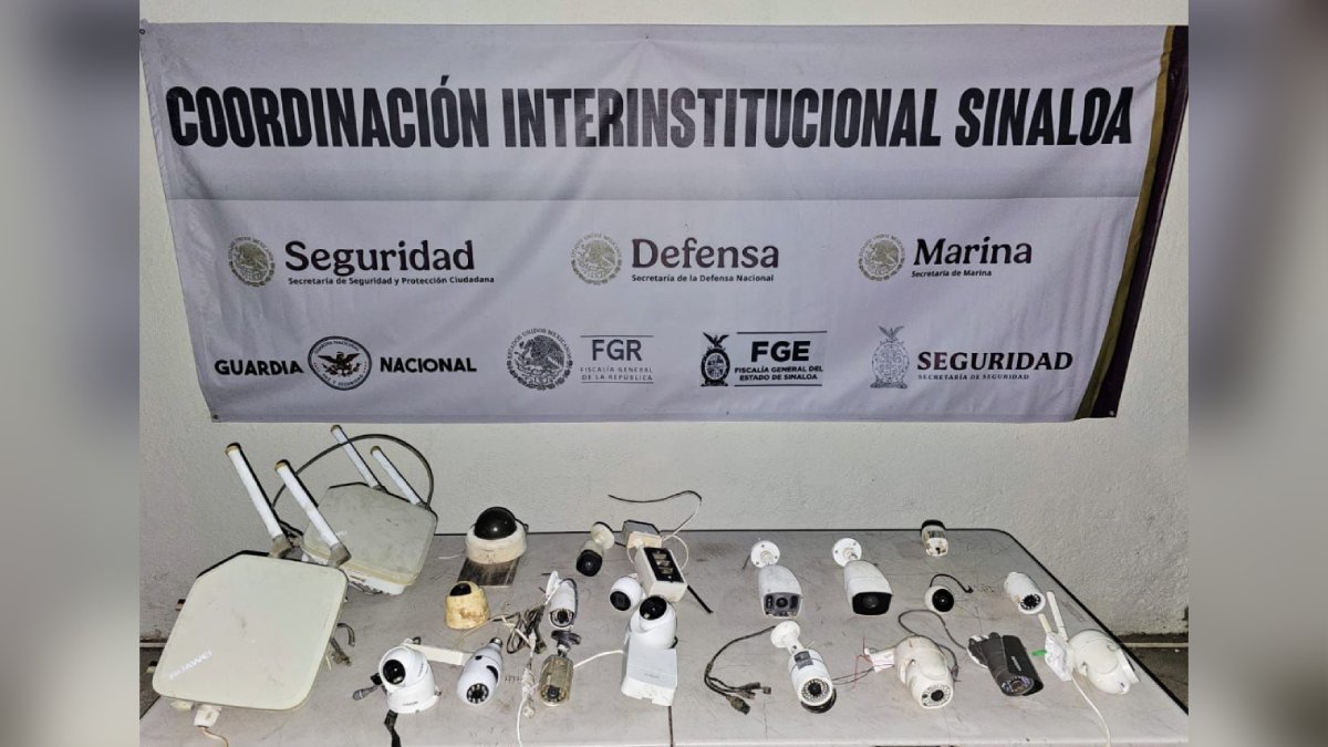 Retiran 18 cámaras y 2 Access Point de diversas colonias en Culiacán
