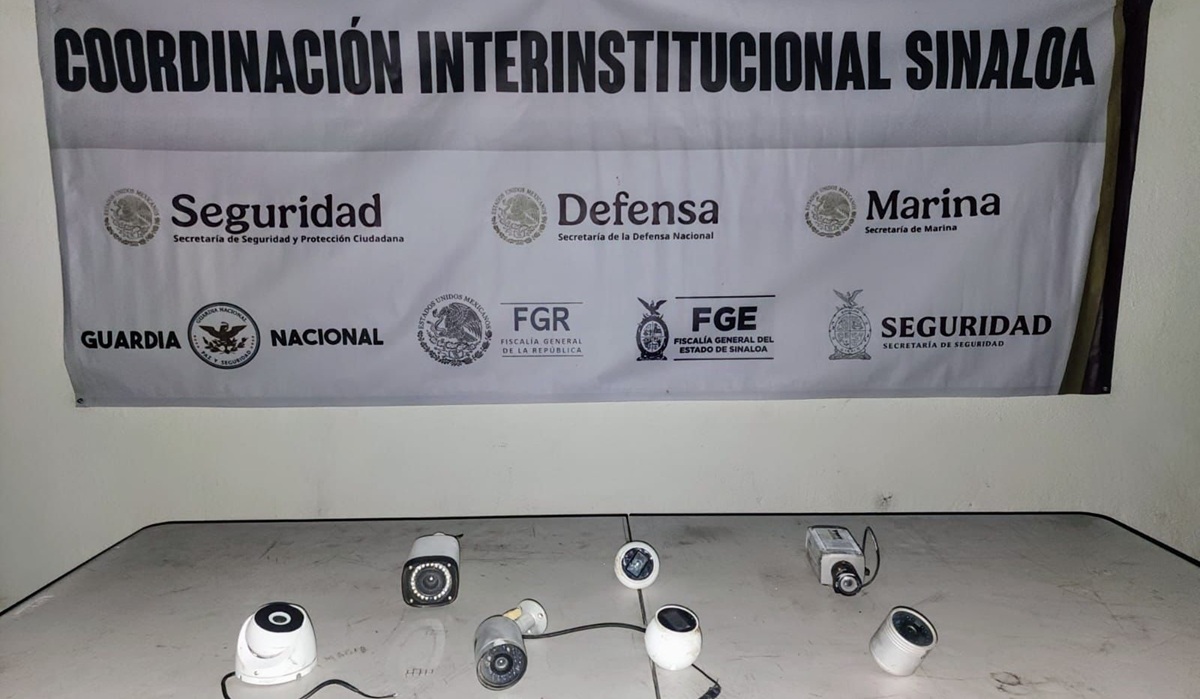 En El Tamarindo, Culiacán, retiran 7 equipos de videovigilancia