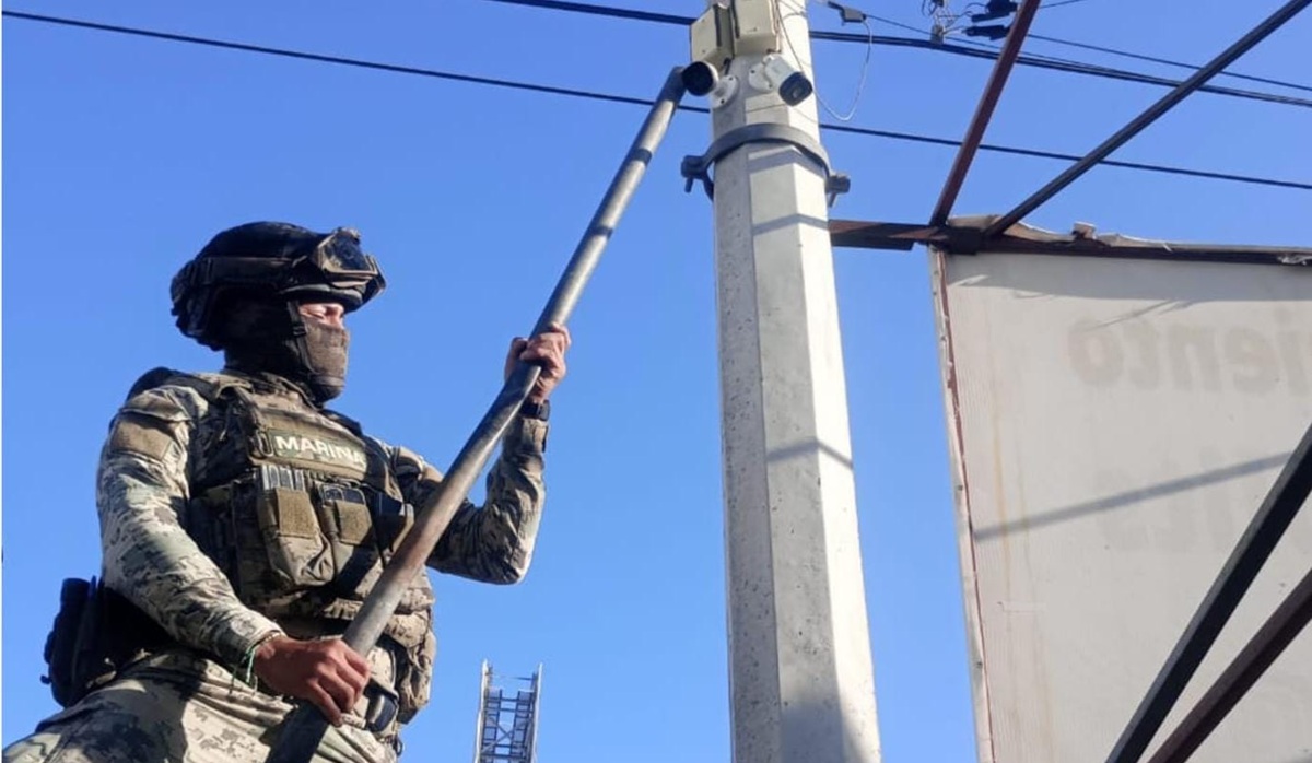 Autoridades retiran 11 cámaras más tras operativo en el sur de Culiacán