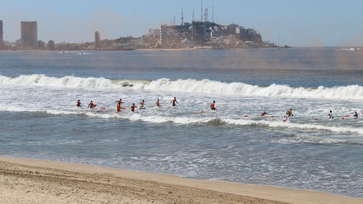 Bajo hipótesis de incendio de catamarán, realizan en Mazatlán macro simulacro con más de 200 elementos