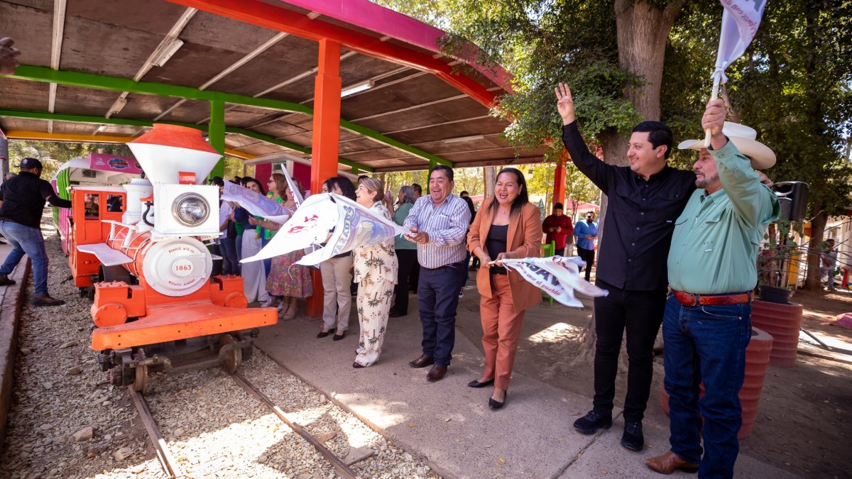 “El Tren Yoreme”, bautizan así autoridades de Guasave al famoso Trenecito del Parque Villafañe