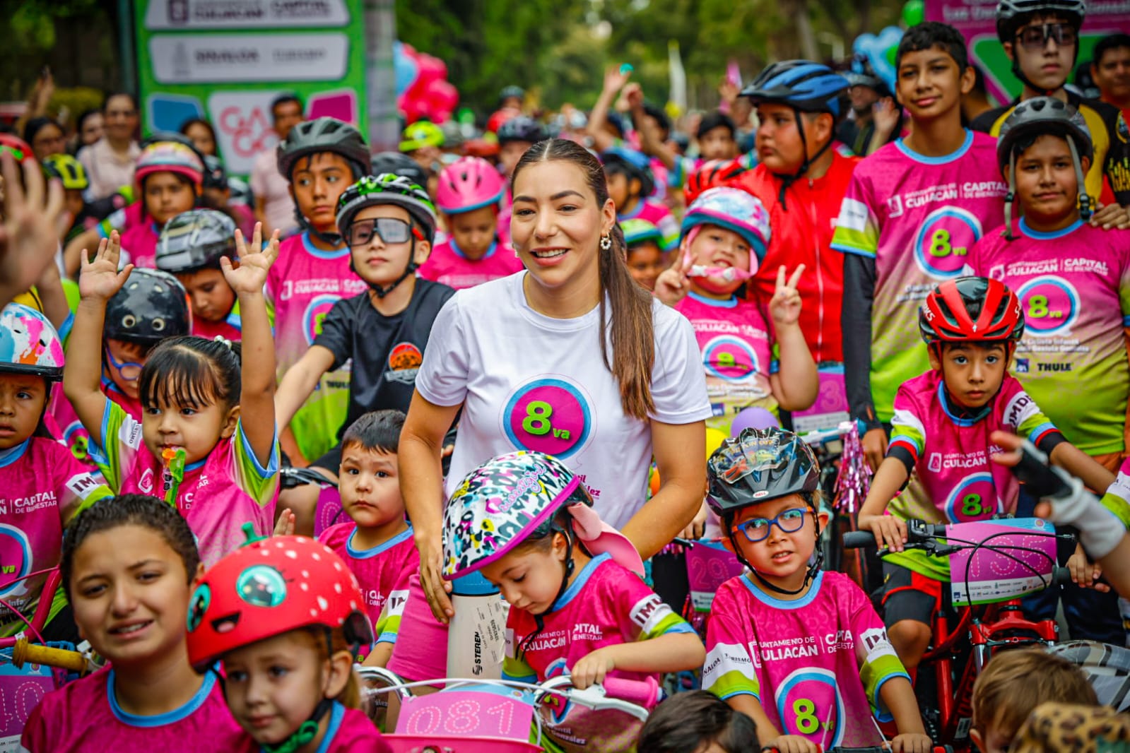 “El deporte es salud y disciplina”: Luz Daniela Gaxiola celebra 8va Clásica Ciclista Infantil
