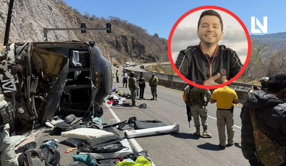 Es de Memo Garza, exvocalista de La Adictiva autobús volcado en la Mazatlán- Durango