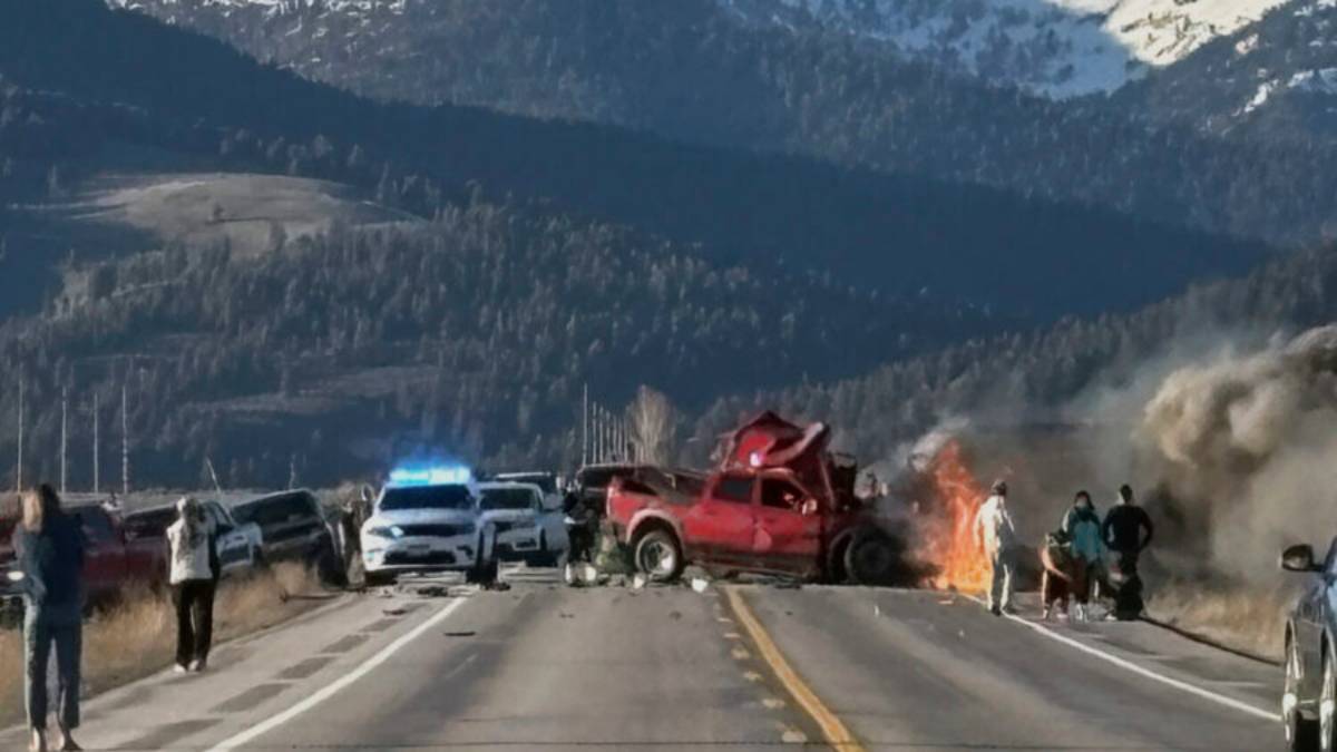 Trágico choque cerca de Yellowstone, en EE.UU., deja al menos 7 muertos