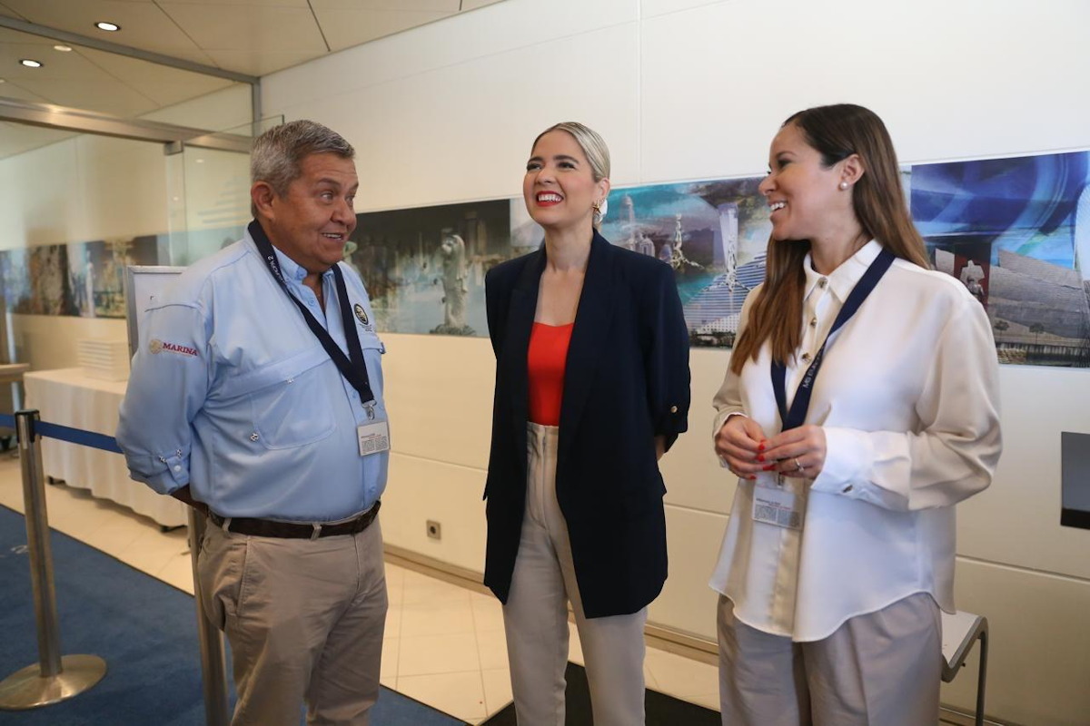 Estrella Palacios da la bienvenida al exclusivo crucero Europa 2 en su primer arribo a Mazatlán