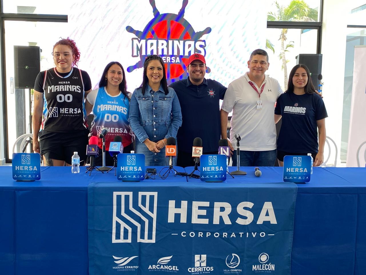 Marinas HERSA Básquetbol femenil presenta roster oficial con talento mazatleco