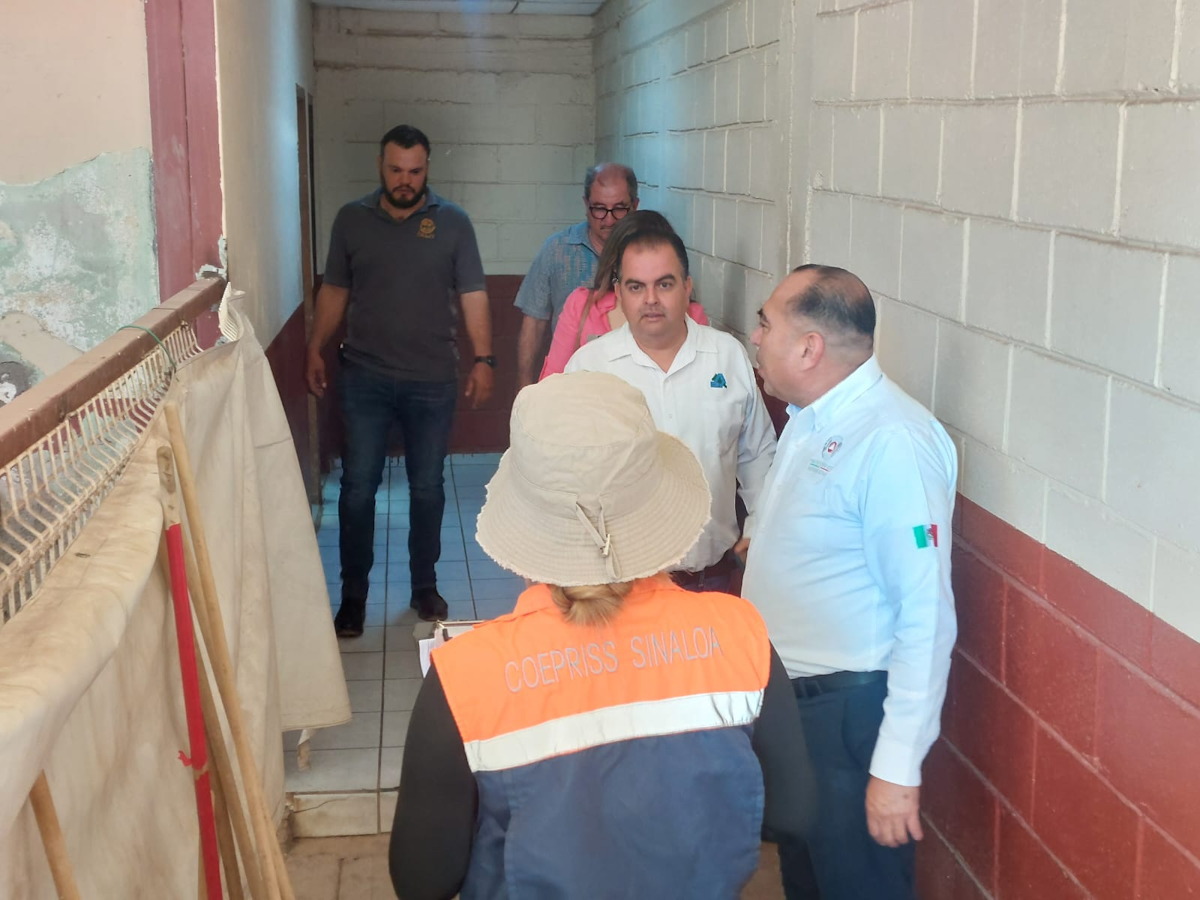 Supervisan y validan refugios temporales ante temporada de lluvias en Salvador Alvarado