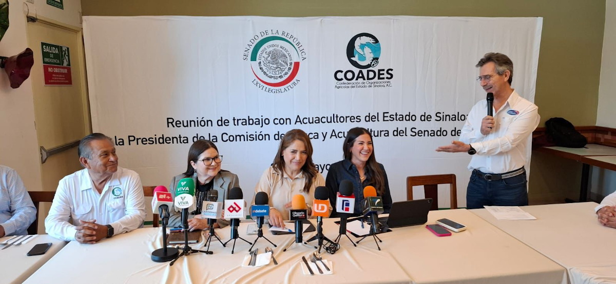 Senadoras comprometen apoyo para productores del sector Acuícola de Sinaloa