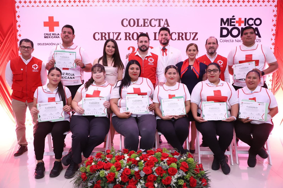 Supera Cruz Roja delegación La Cruz, la meta de Colecta Anual 2025; rinde protesta nuevo presidente