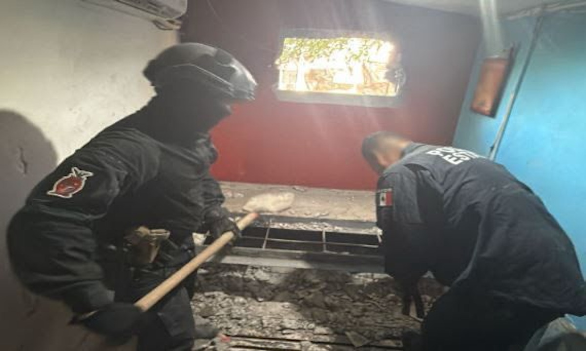¡Ya quedó tapado! Autoridades rellenan túnel localizado dentro del penal de Aguaruto: SSPE
