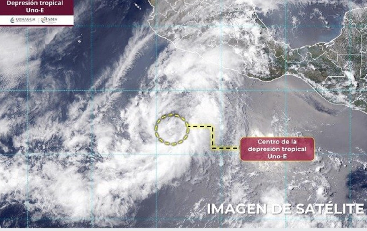 ¡Ya se formó! ‘Alvin’ se convierte en depresión tropical Uno-E en el Pacífico; se dirige a costas de BC y Sinaloa