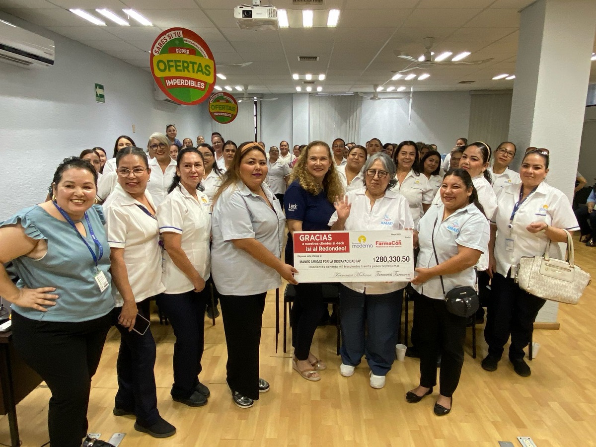 Gracias a tu donativo, la asociación AMAD en Mazatlán recibió un apoyo de más de 280 mil pesos