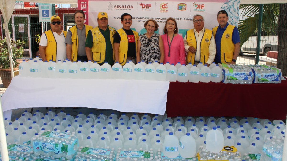 Aquatón 2025 en Escuinapa logra reunir más de 5 mil litros de agua embotellada