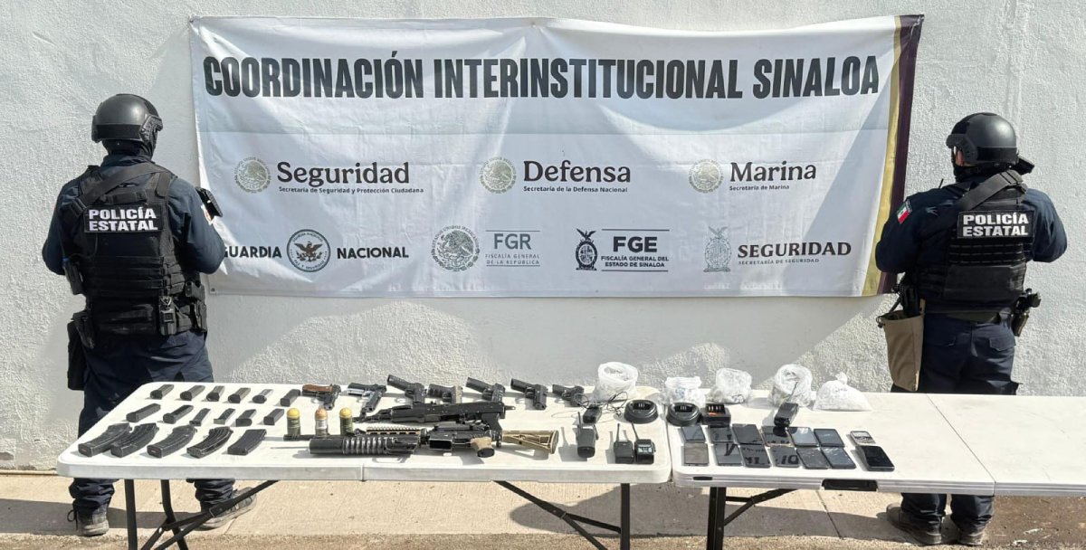 Localizan 3 granadas, fusil AK-47 y droga, tras esculque en el penal de Aguaruto, en Culiacán