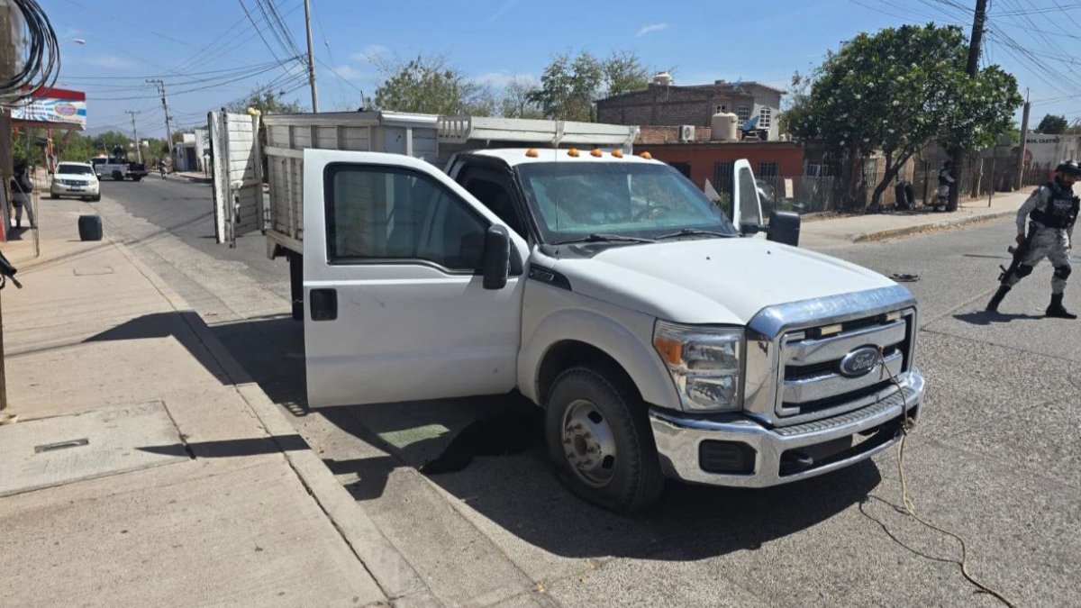 Aseguran camioneta blindada y municiones en Guamúchil, tras enfrentamientos