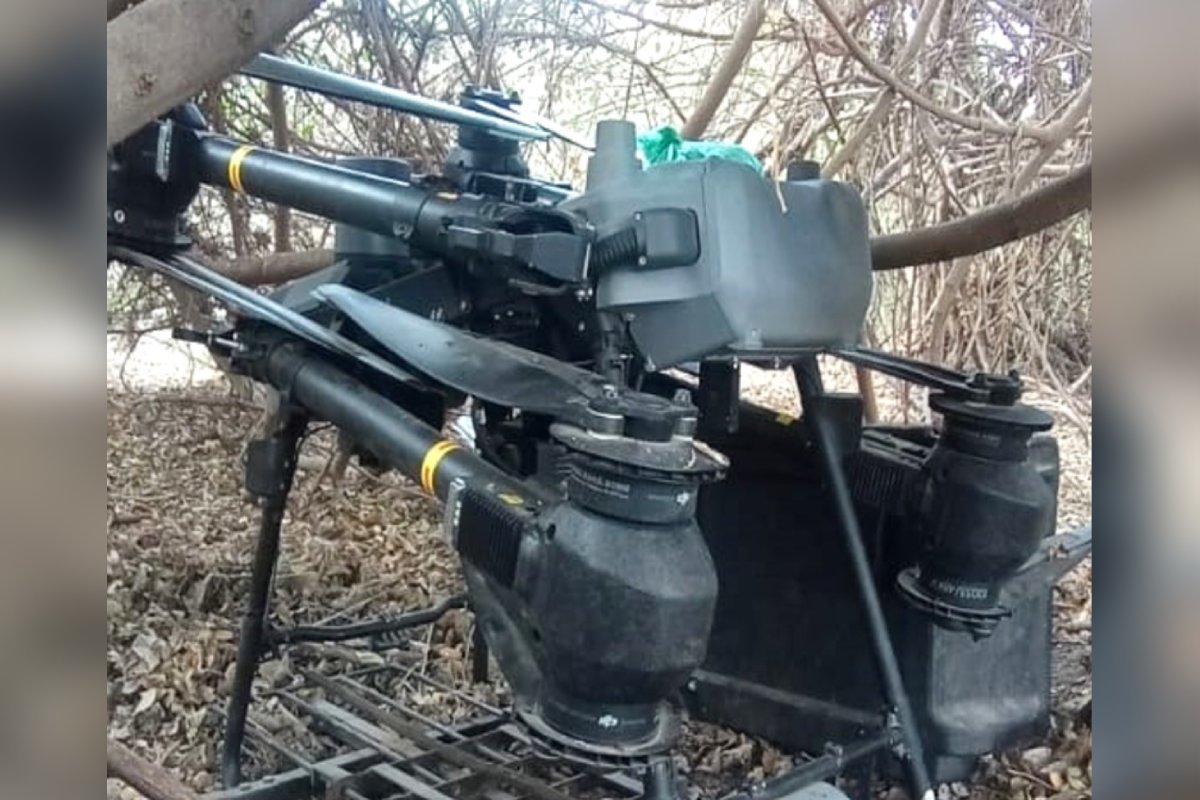 Aseguran dron, cartuchos y droga en operativo conjunto en Mazatlán