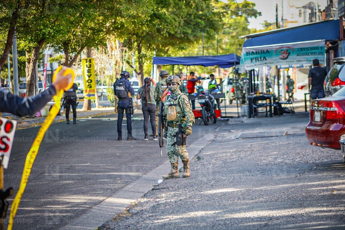 Ataque armado en marisquería deja un muerto y un herido en la Miguel Hidalgo en Culiacán