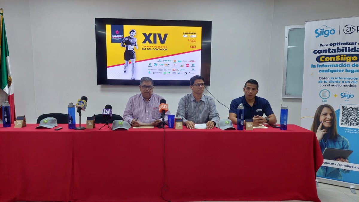 Invitan a la XIV carrera pedestre del día del contador en Los Mochis