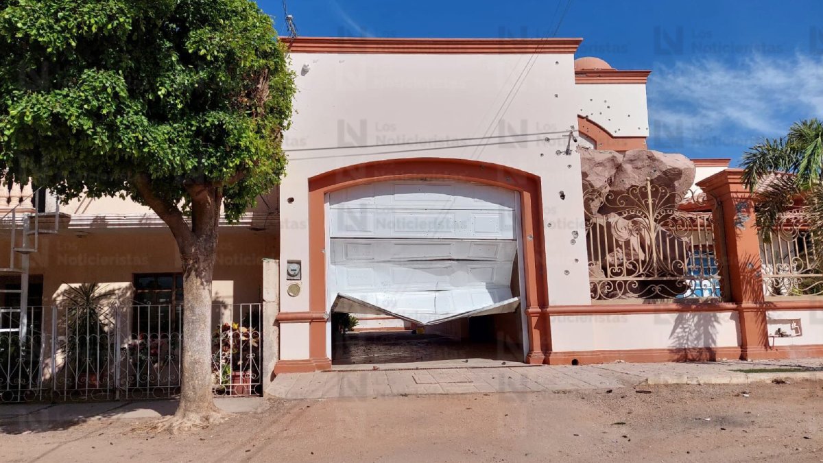Enfrentamiento en Mocorito y Guamúchil deja casas baleadas, comercios cerrados y operativo por aire y tierra