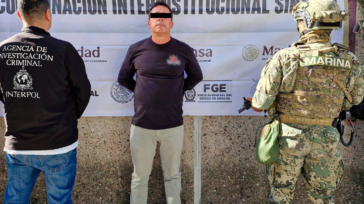 Capturan en Culiacán a presunto integrante del Cártel de Sinaloa; tiene orden de extradición a EU