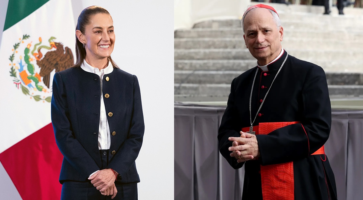 En sus redes sociales, Claudia Sheinbaum felicita a su santidad el Papa León XIV