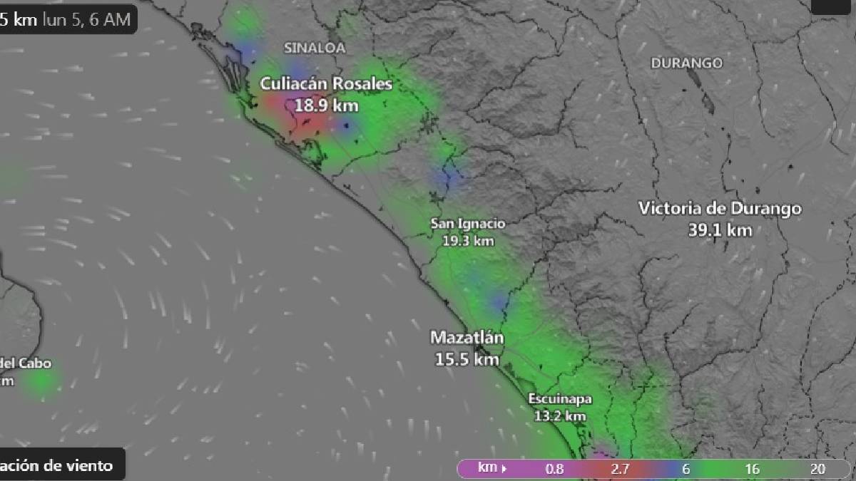 Paso del frente frío No 42 sobre el noroeste mantendrá a raya el calor extremo en Sinaloa
