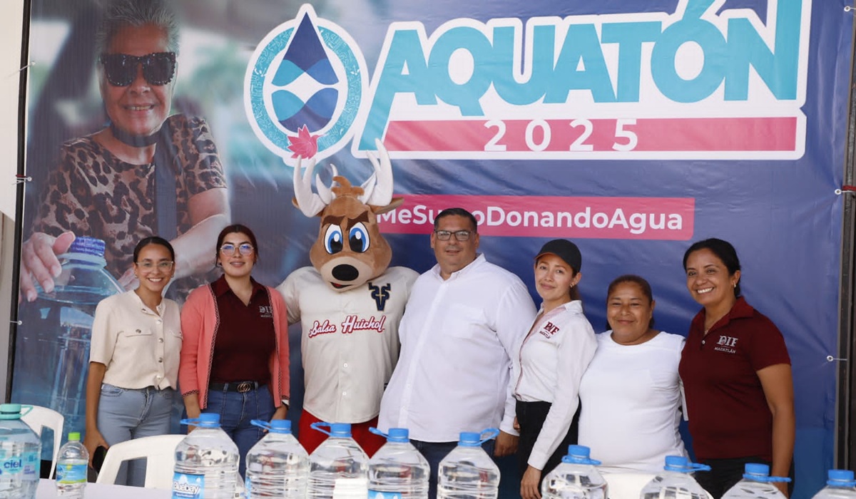 Con más de 16 mil litros donados concluye Aquatón 2025 en Mazatlán