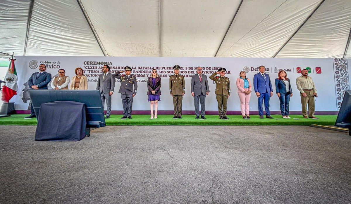 Novena Zona Militar conmemora 163 aniversario de la Batalla de Puebla