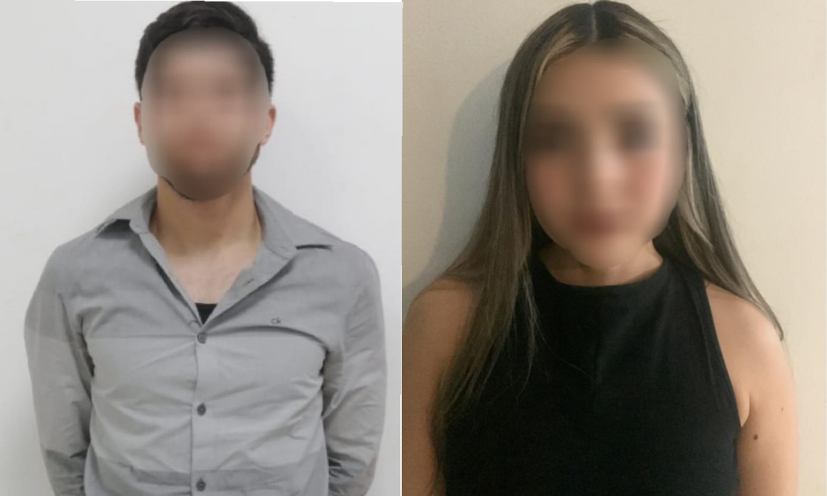 Policías estatales detienen a una pareja en posesión de un arma de fuego, en Culiacán