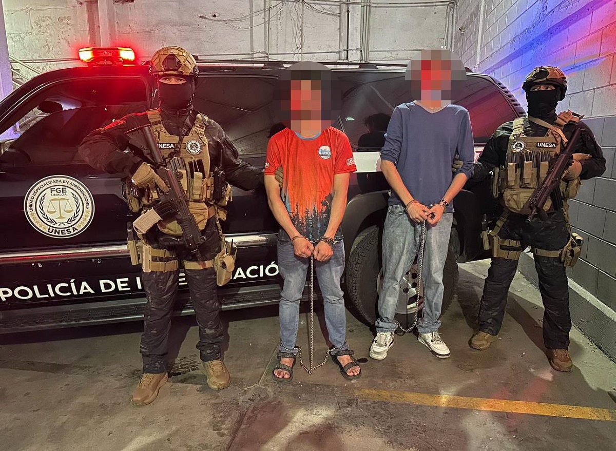 Detienen a Esteban “N” y a Óscar Armando “N”, por homicidio doloso en grado de tentativa, en Culiacán
