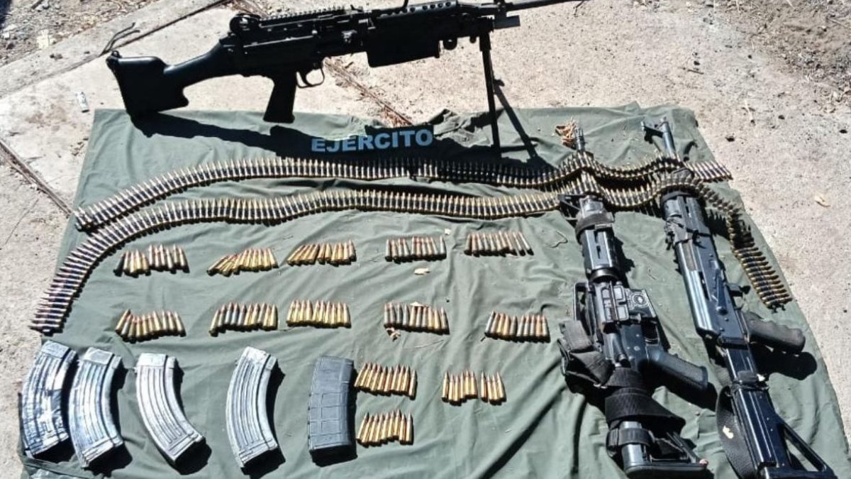 Tras agresión a militares en Imala, un elemento resultó herido; aseguraron armas