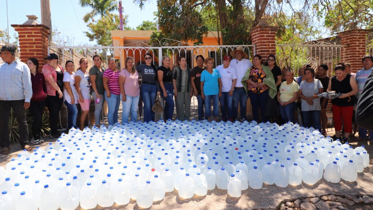 Inicia DIF Mazatlán entrega de agua a comunidades afectadas por la sequía