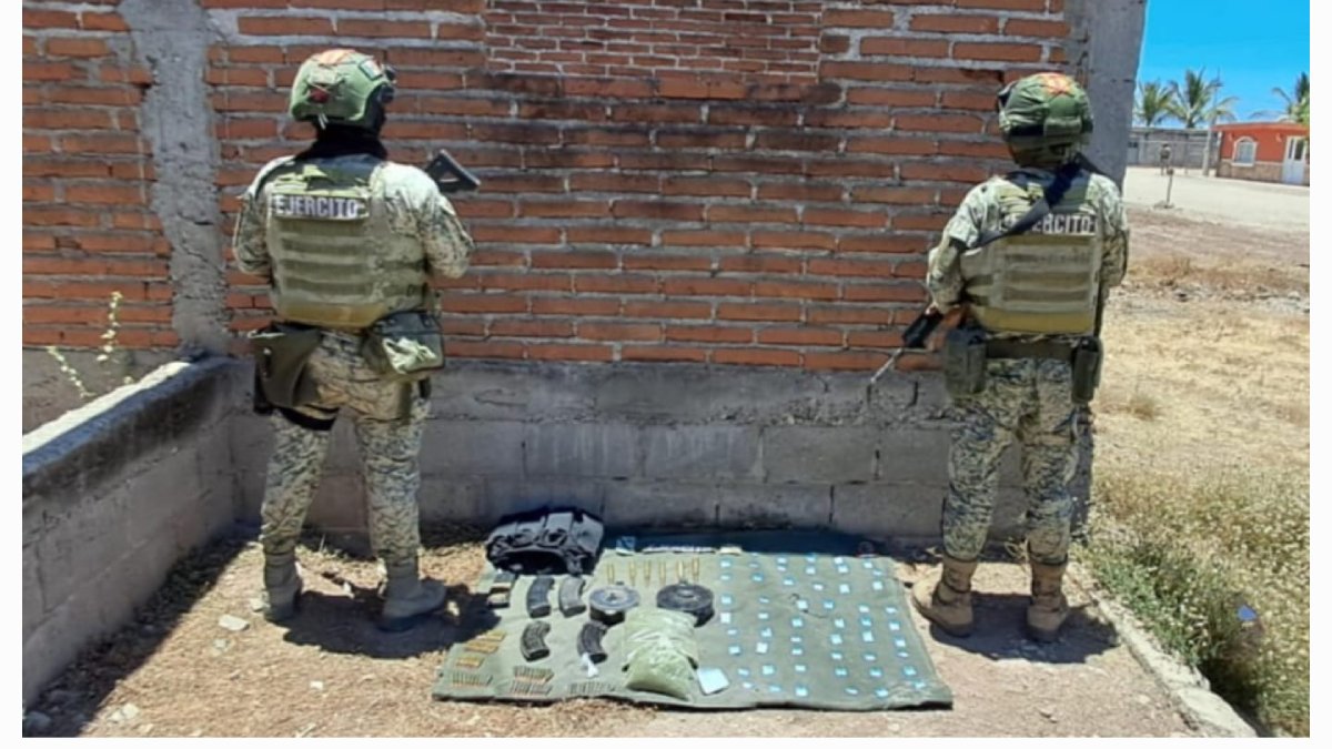 Autoridades aseguran presunta droga, cargadores y cartuchos en El Campo General, en Angostura