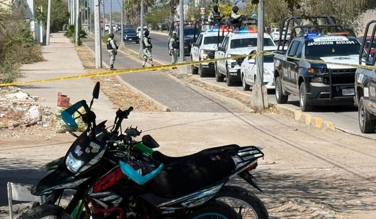 ¡Quedaron junto a unas motos! Ejecutan a balazos a tres hombres en el sector Los Ángeles, en Culiacán