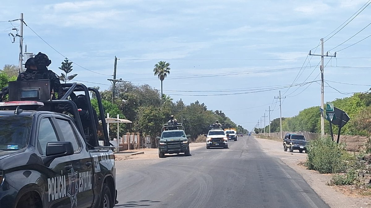 Se enfrentan a balazos civiles y personal militar en San Pedro, Navolato