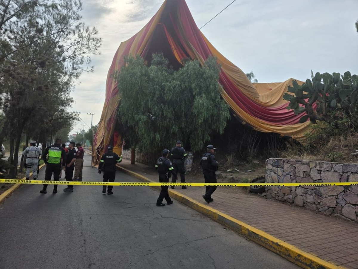 Imágenes: Se registra caída de globo aerostático, cerca de las pirámides de Teotihuacán