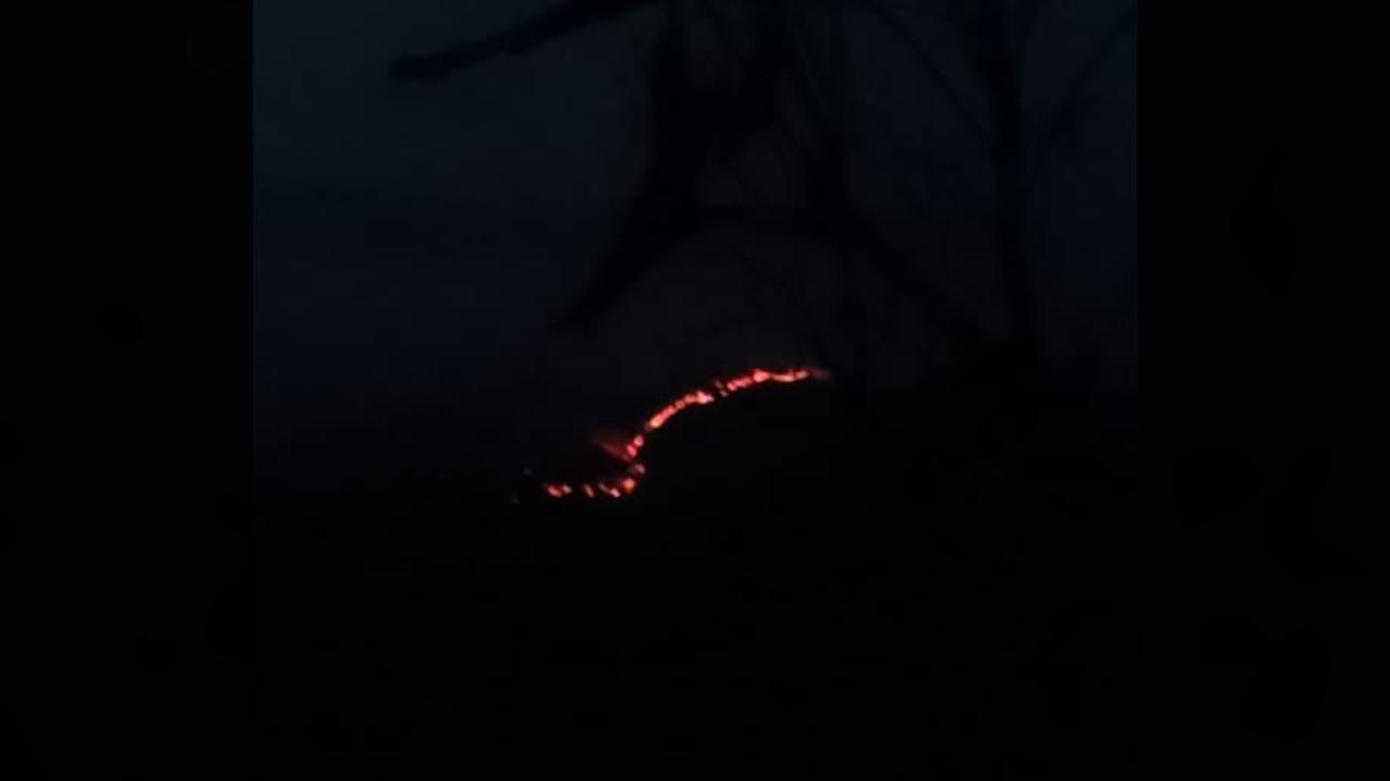 ¡Está activo! Habitantes del ejido Quitaboca, Sinaloa municipio reportan incendio forestal