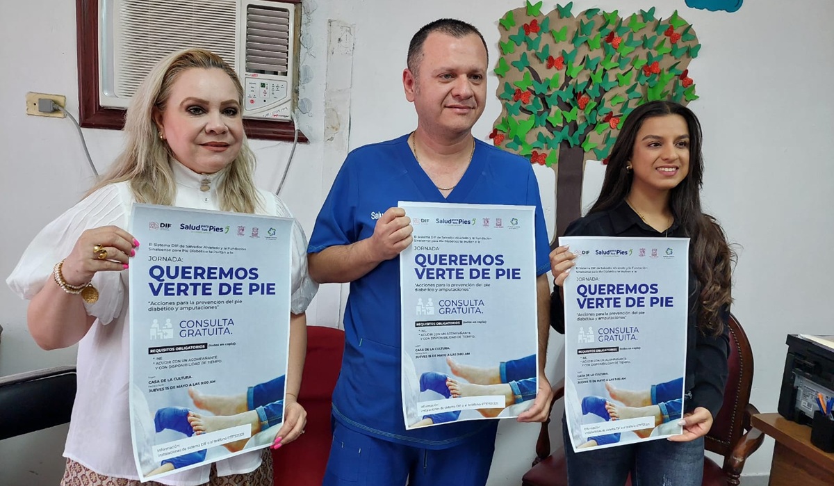 Jornada gratuita “Queremos Verte de Pie” llegará a Guamúchil