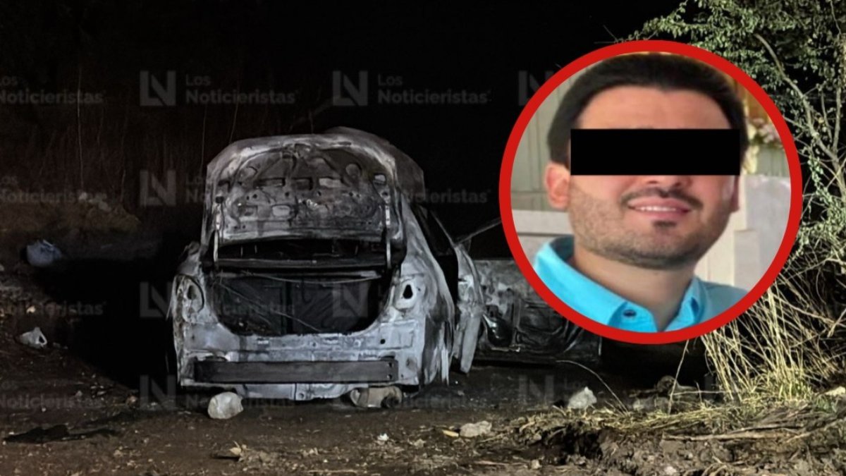 ¡Tenía ficha de búsqueda! Era Óscar Fernando el cadáver hallado calcinado en un auto a lado del Congreso, en Culiacán