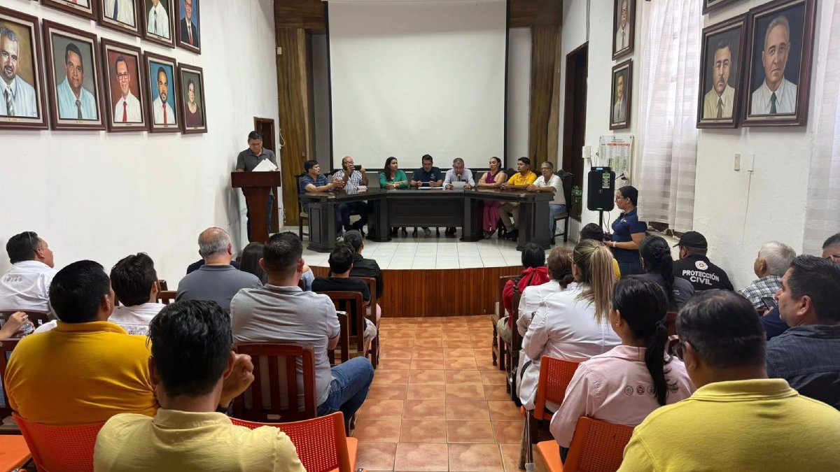 Instalan Consejo Municipal de Protección Civil en Concordia ante posibles lluvias por remanentes de ‘Alvin’