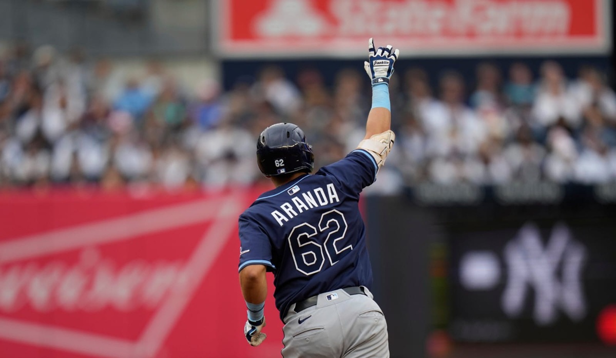 Jonathan Aranda conecta quinto home run del 2025 con los Rays de Tampa Bay
