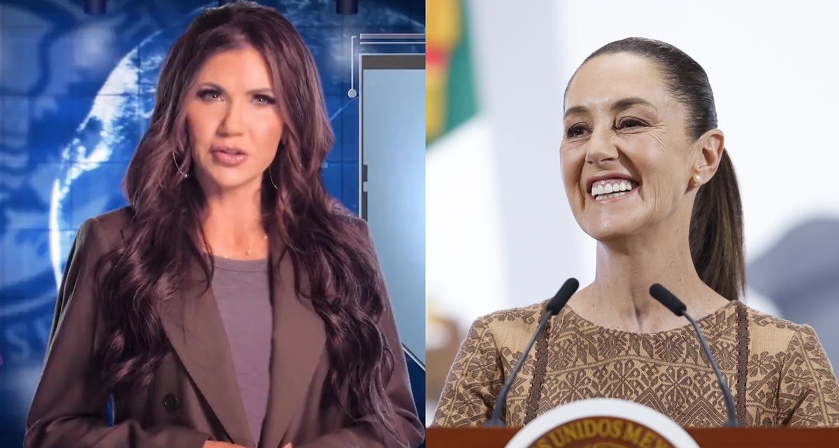 Así reacciona Sheinbaum al nuevo spot en el que Kristi Noem promueve las autodeportaciones